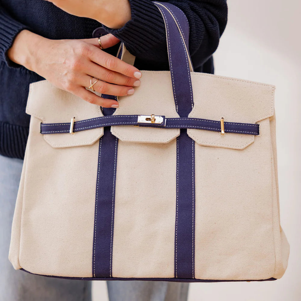 Preppy Boat Tote - 4 Colors
