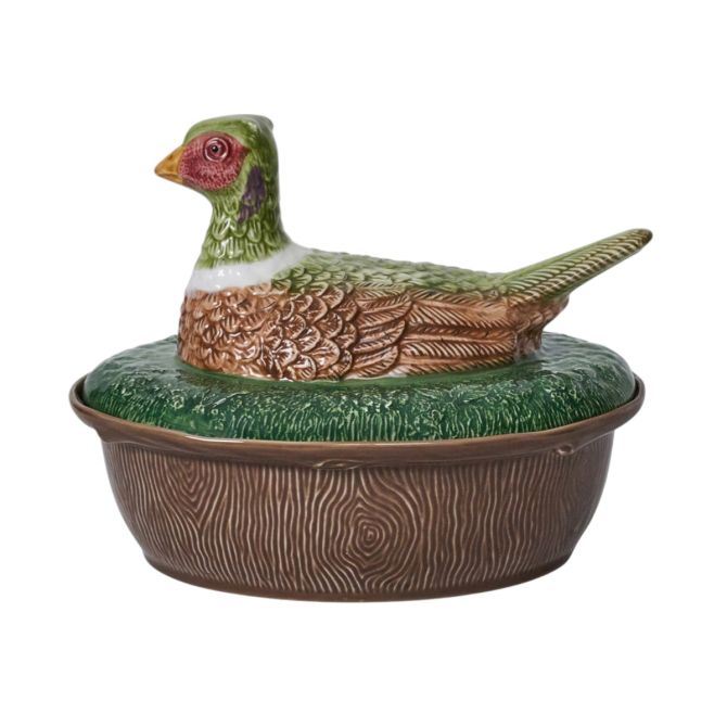 Juliska Forest Walk Pheasant Baker with Lid - Multi