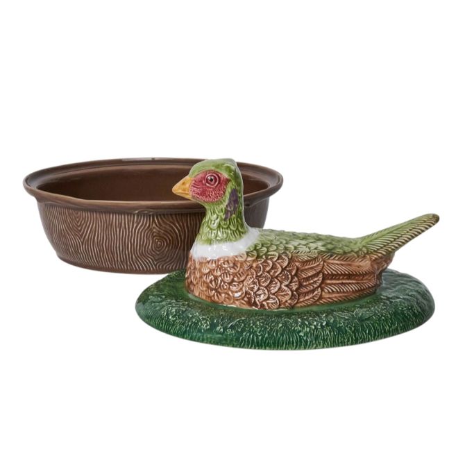 Juliska Forest Walk Pheasant Baker with Lid - Multi