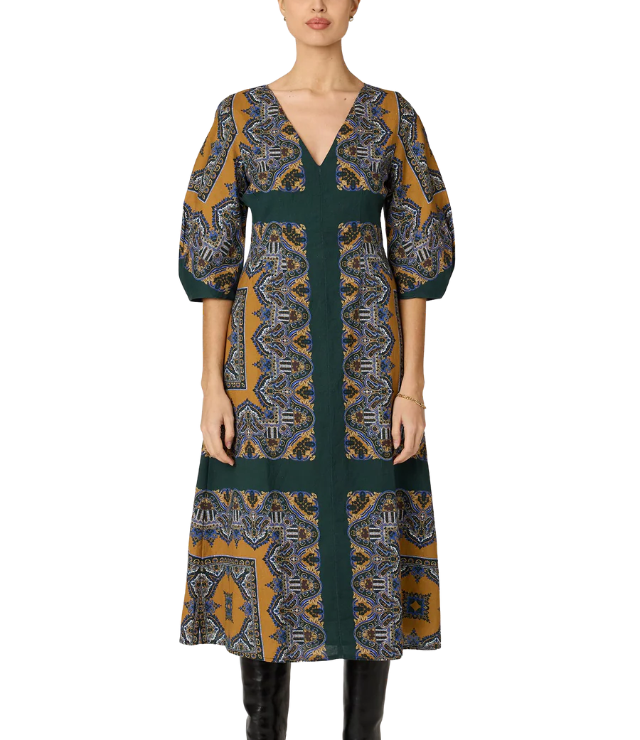 Cleobella Mercedes Midi Dress - Mercado Print