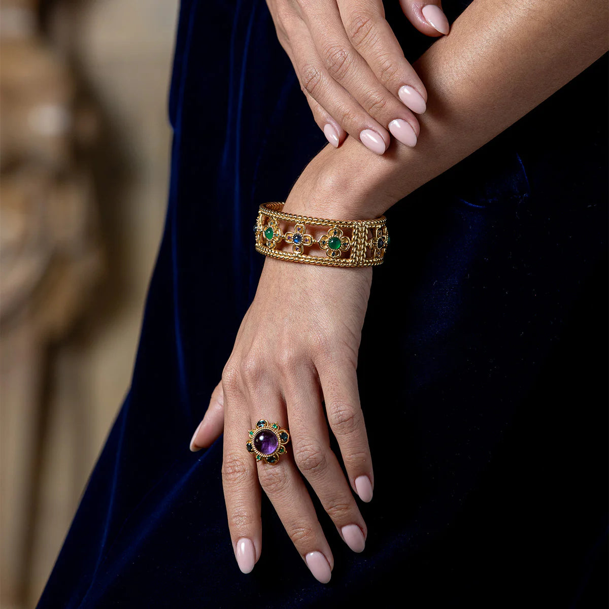 Capucine de Wulf Contessa Belle Nuit Ring - Multi