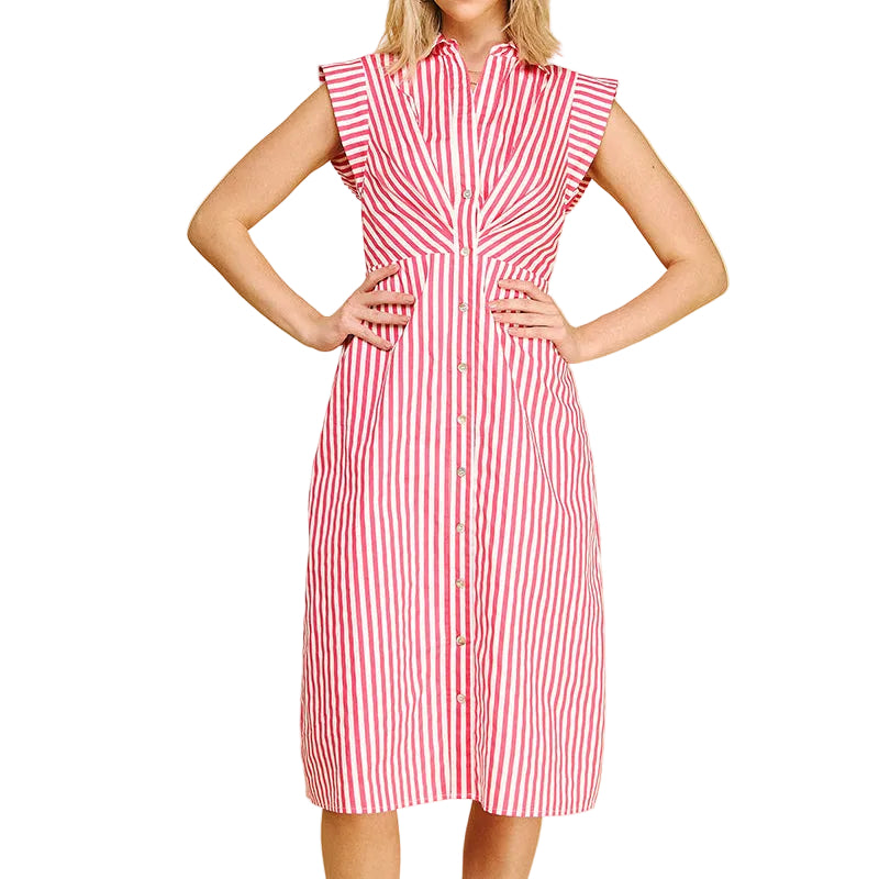 Gina Striped Dress