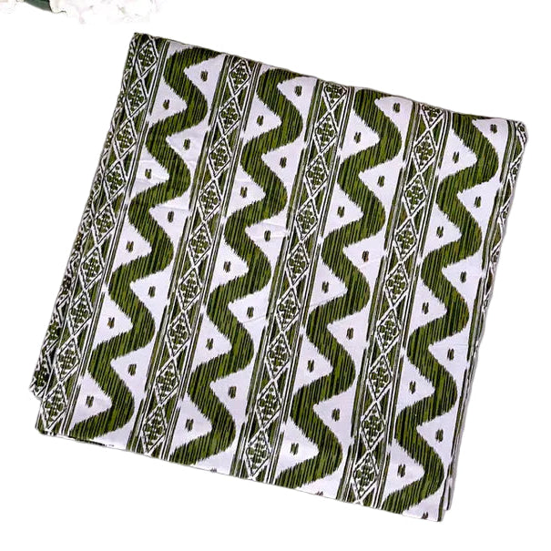 Wavy Green Tablecloth