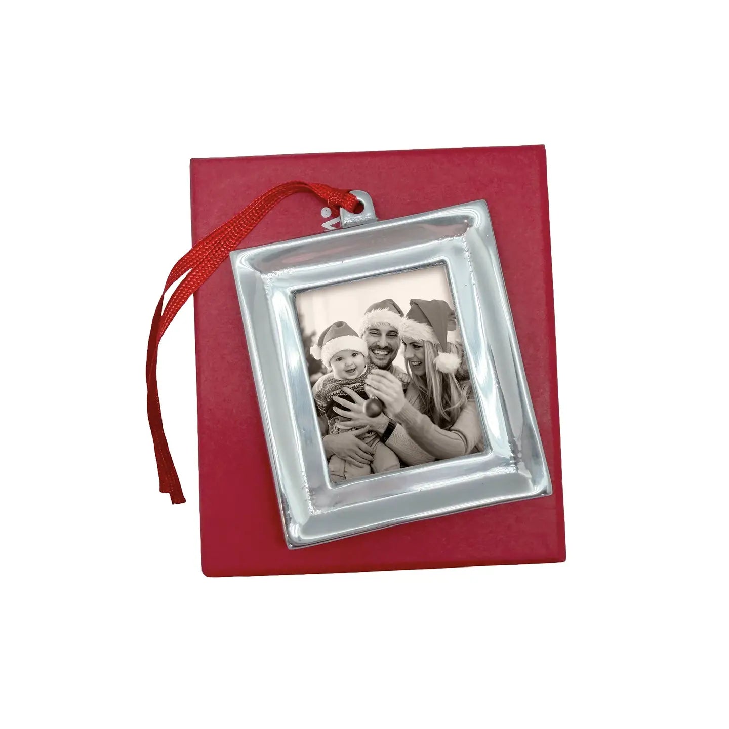 Mariposa Beaded Photo Ornament - 2 Styles