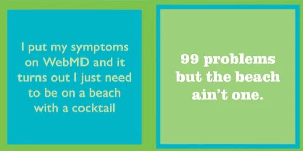 "Beach 99 Problem" Beverage Napkin