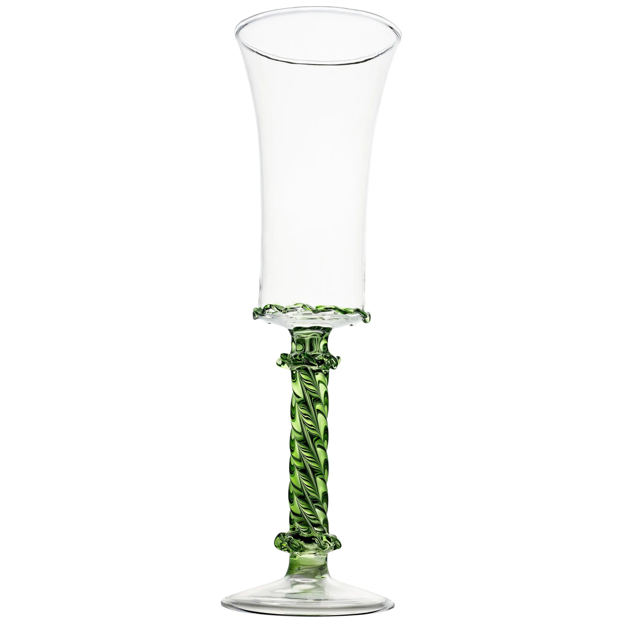 Champagne Flute Green Ophelia