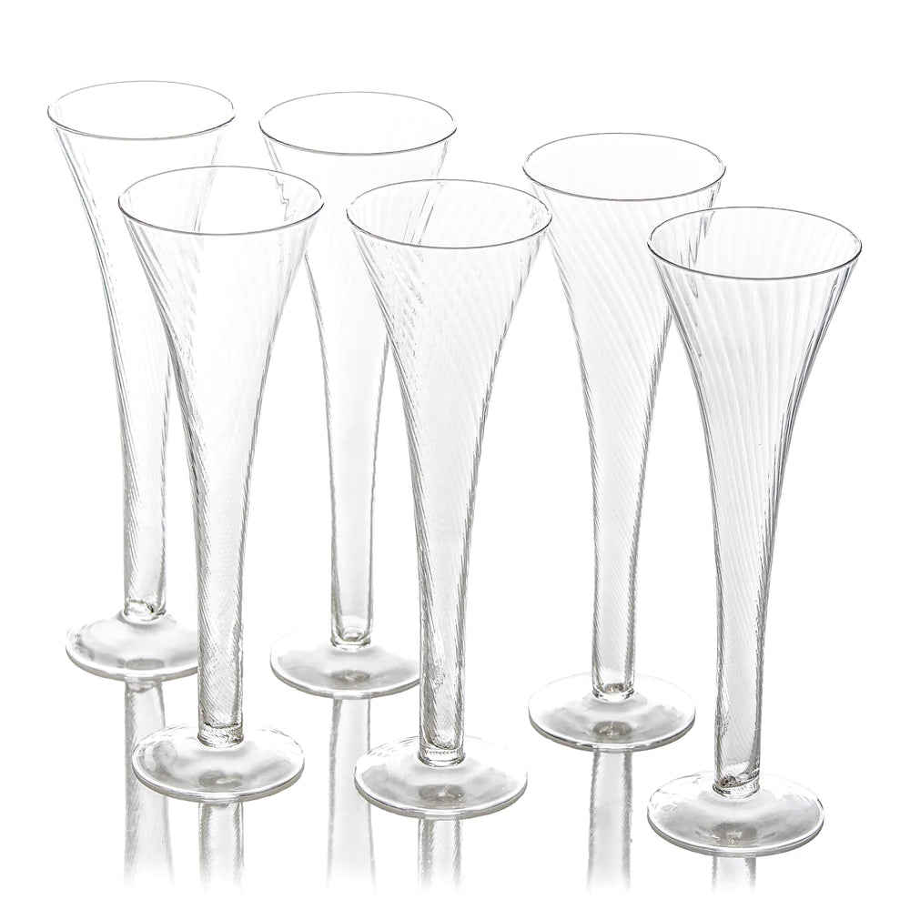 Champagne Flute Optic Design