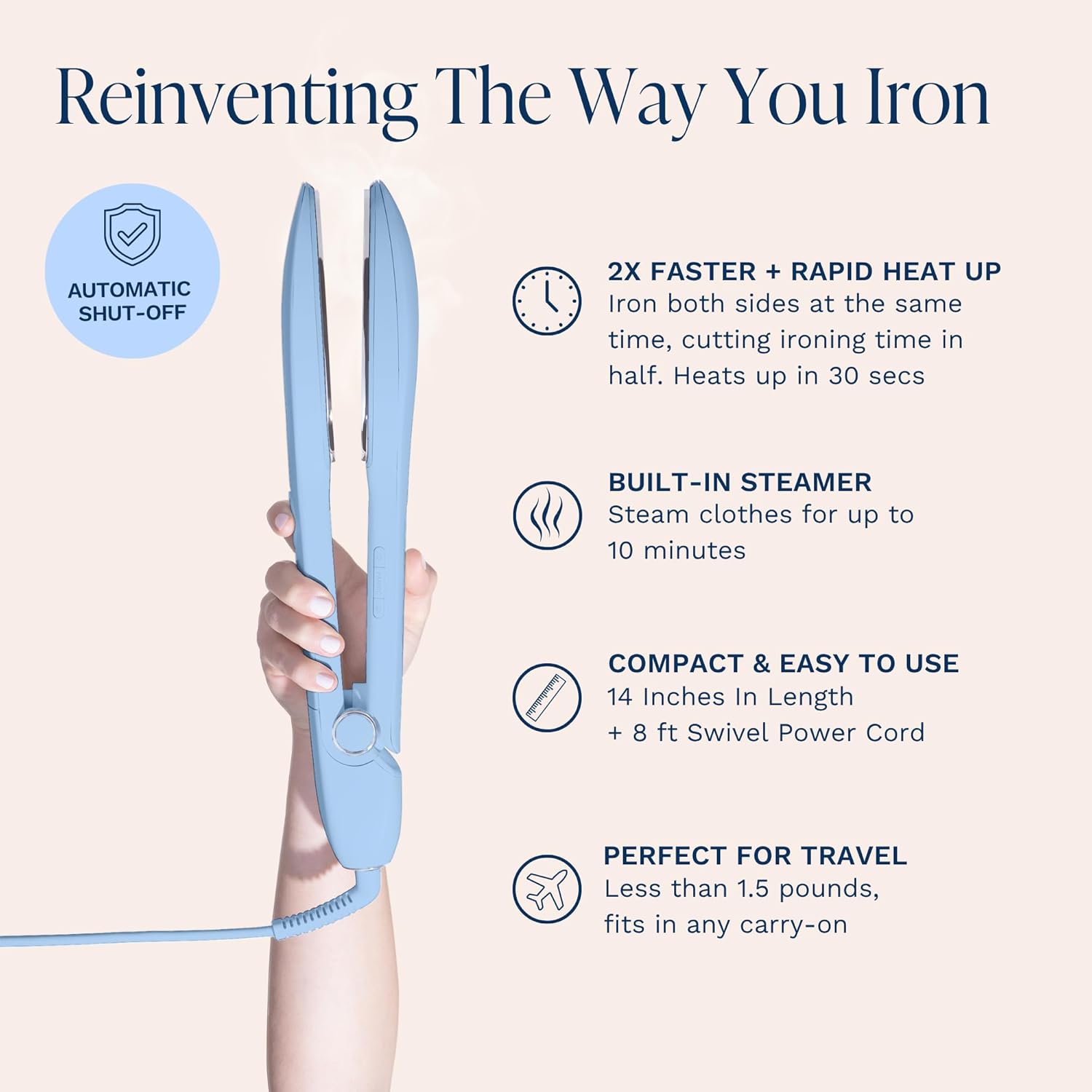 Nori Press Travel Steam Iron