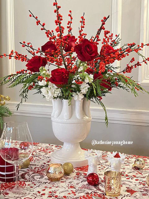 Ceramic Tulipiere - White