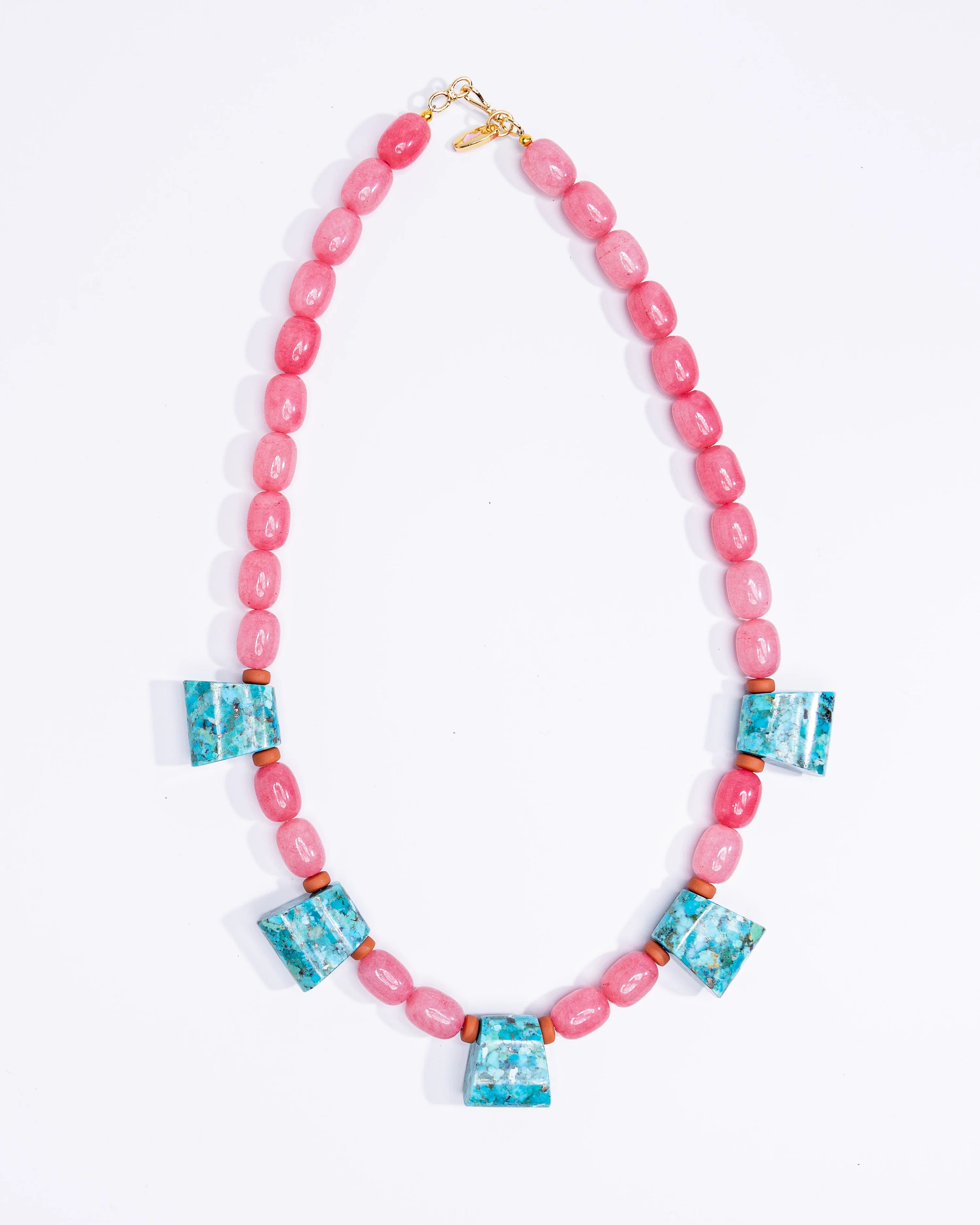 Turquoise Trapezoid Necklace