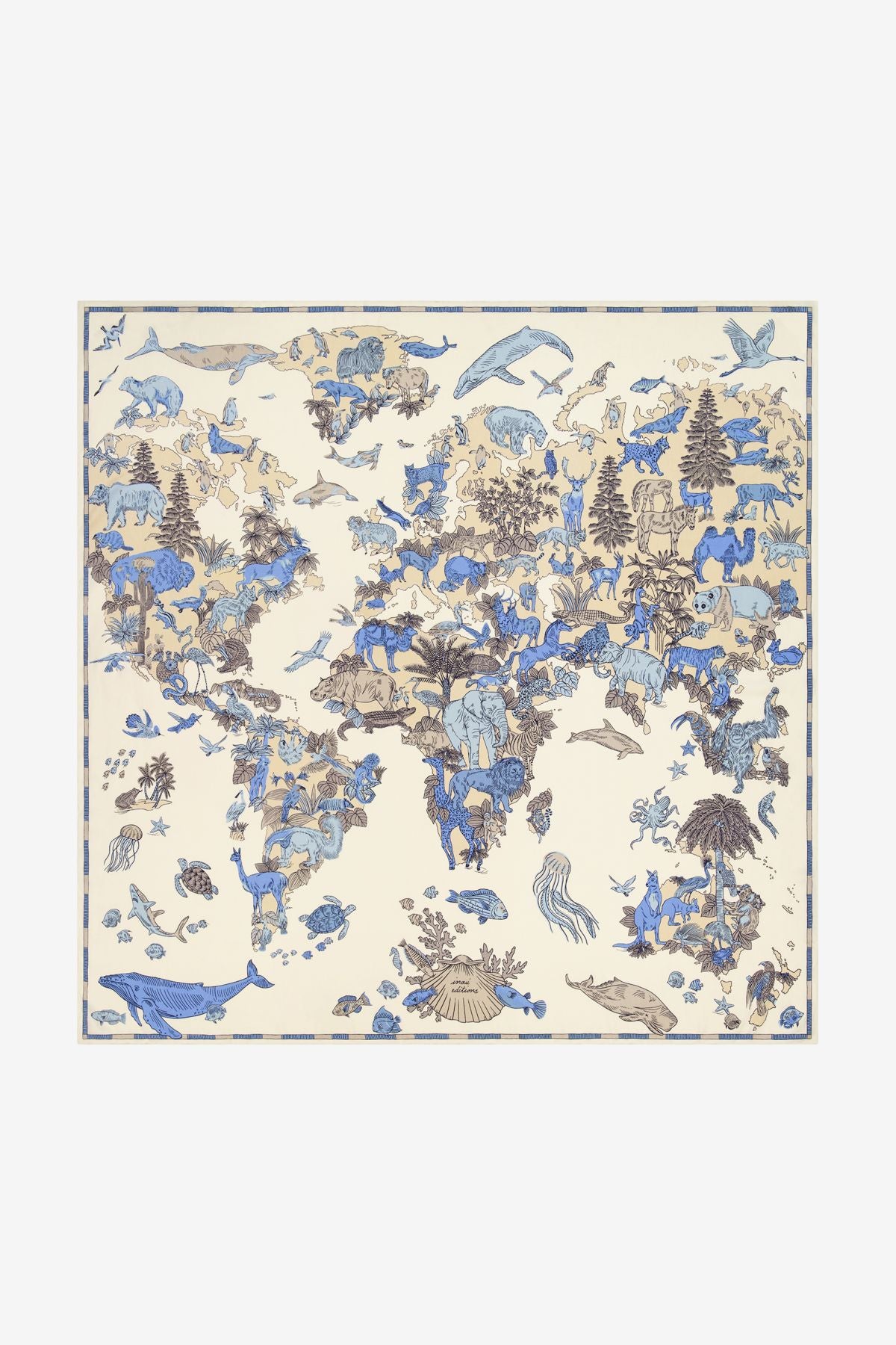 Inoui Editions Scarf - Atlas White