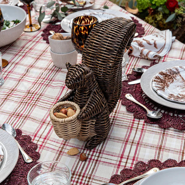 Juliska Willow Squirrel Candle Holder