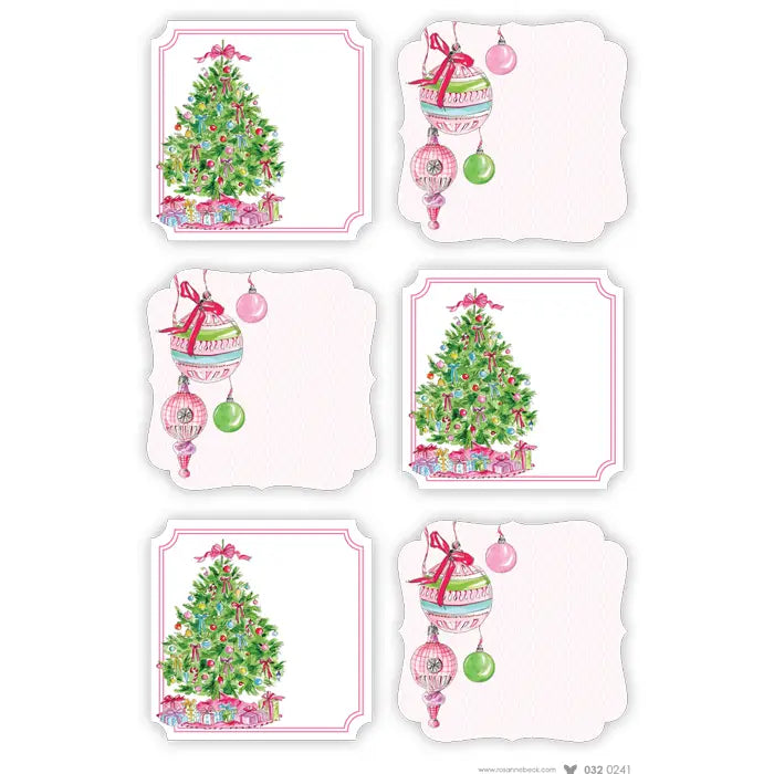 Die Cut Sticker Sheets - Christmas Tree/Ornaments