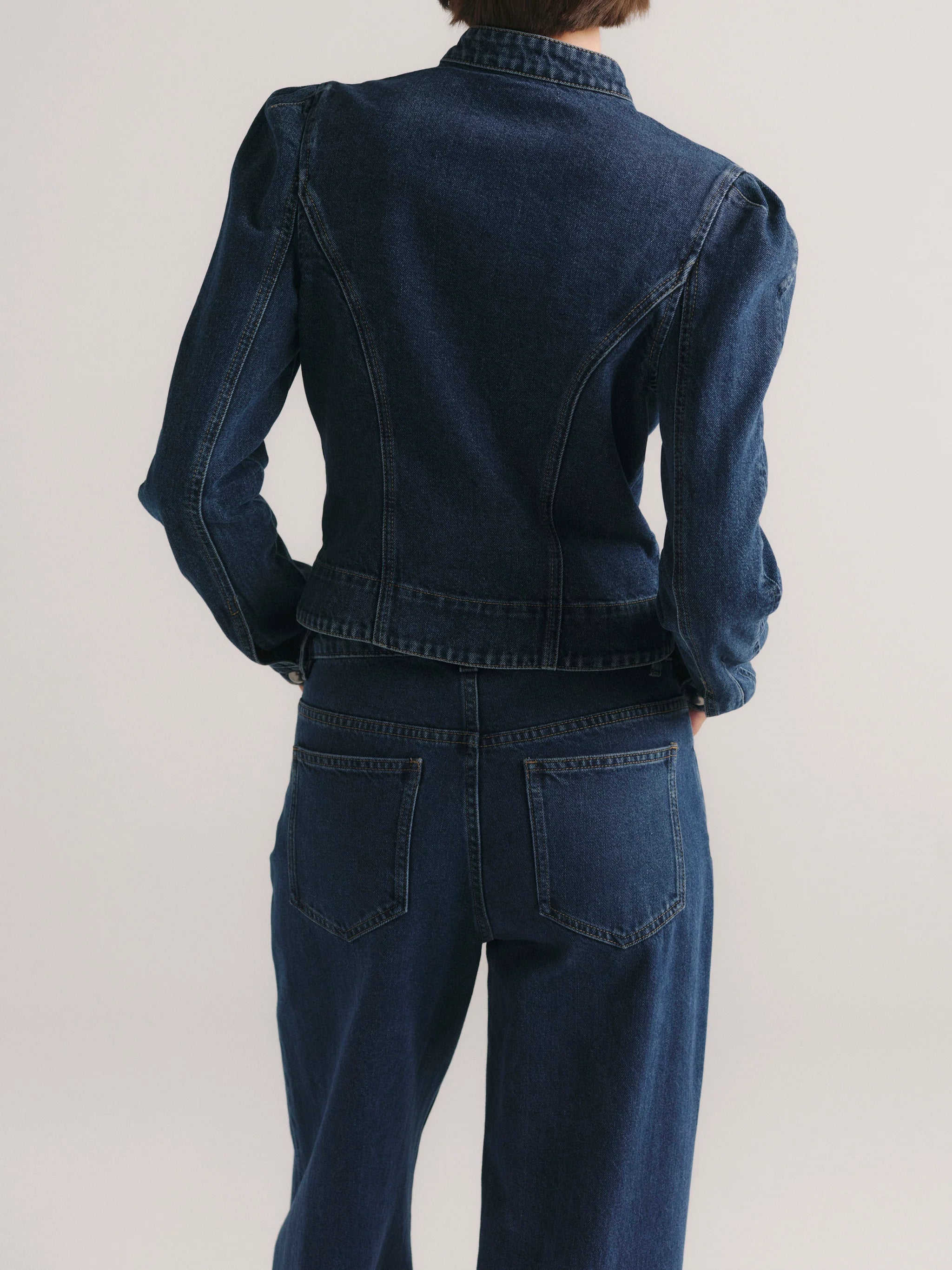 DL1961 Sculpted Denim Top | Moon Lake