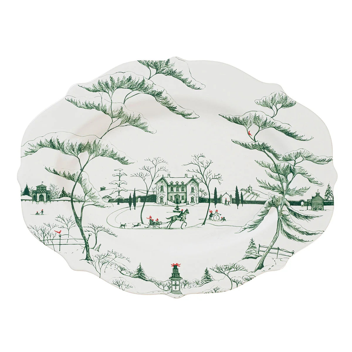 Juliska Country Estate Winter Frolic 18" Platter