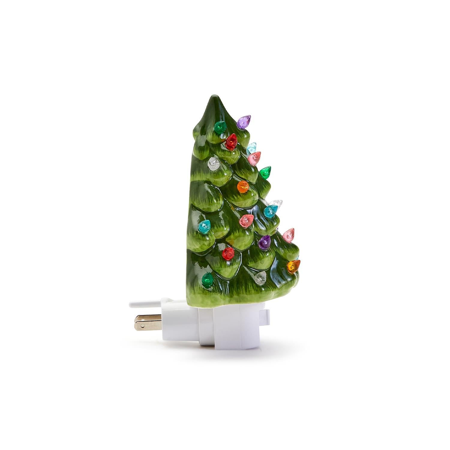 All Decked Out Vintage Christmas Tree Night Light