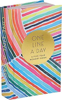 Rainbow One Line A Day Journal