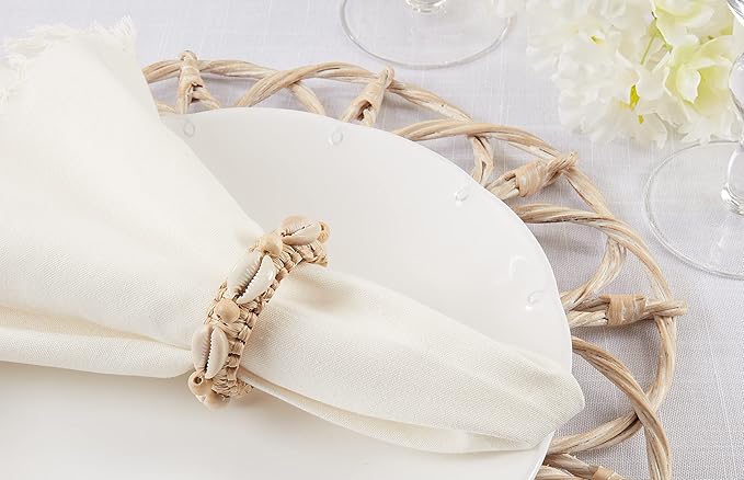 Sea Shell Napkin Ring - Set of 4