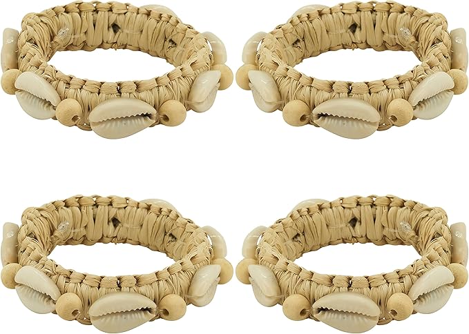 Sea Shell Napkin Ring - Set of 4
