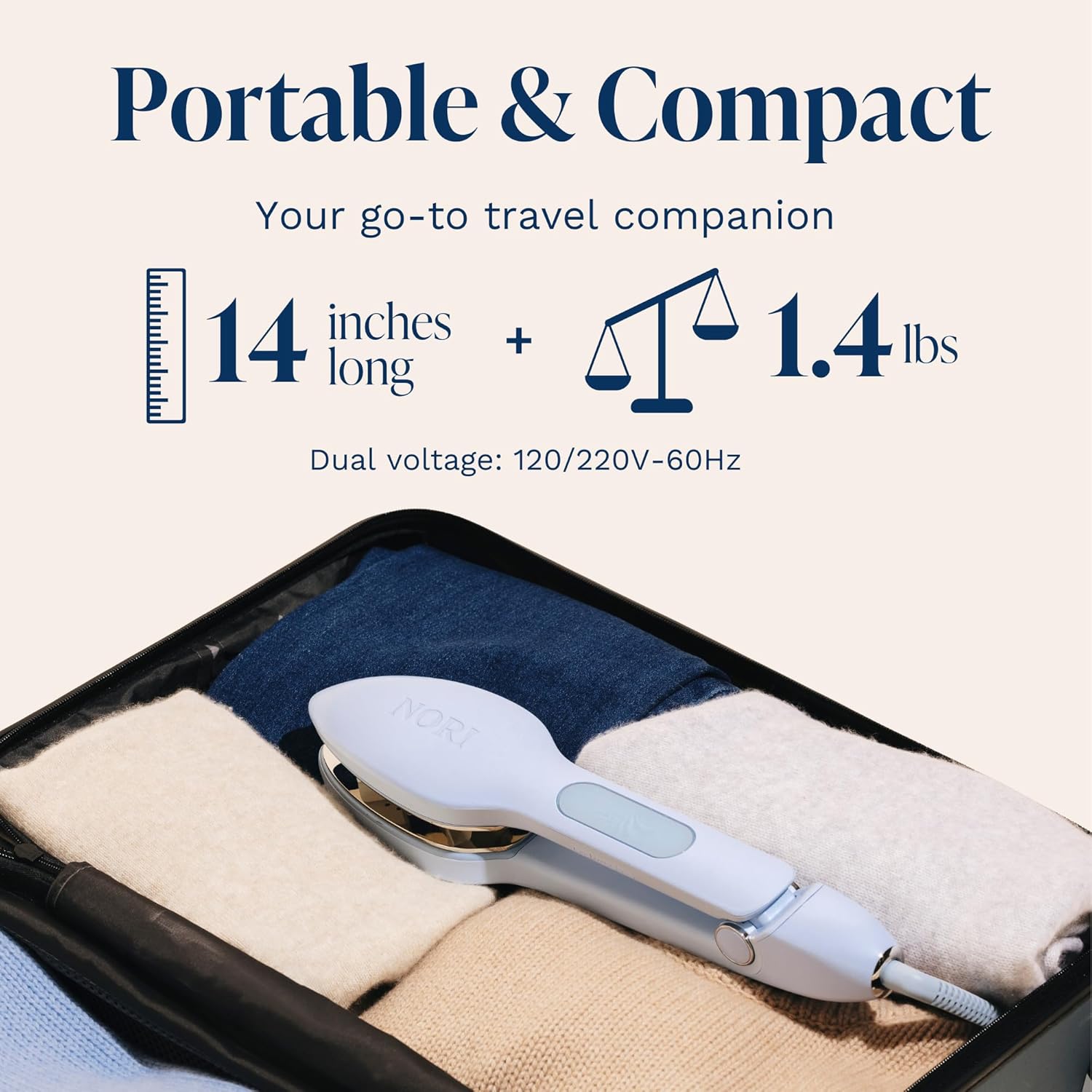 Nori Press Travel Steam Iron