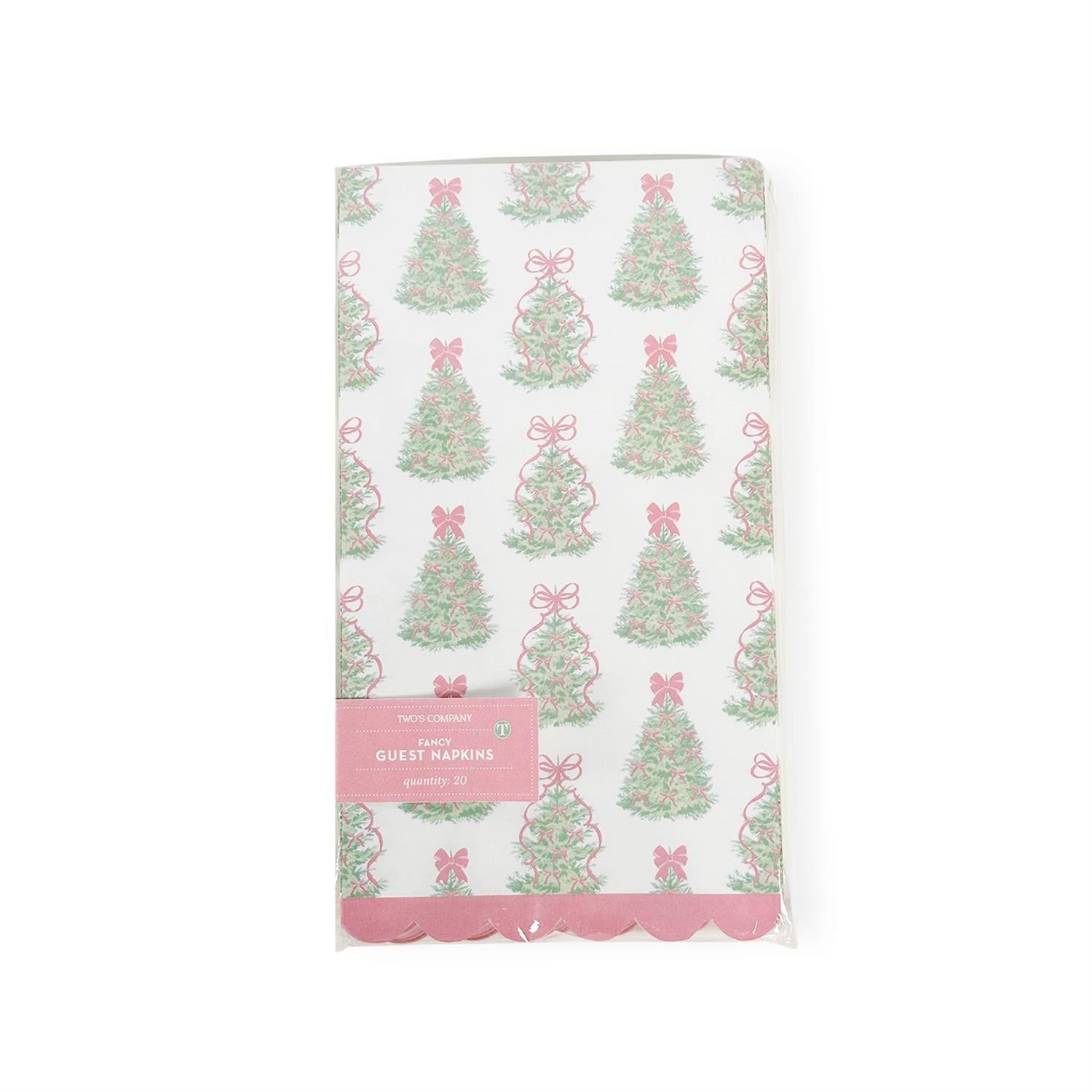 Fancy & Festive Christmas Napkins - Cocktail or Guest