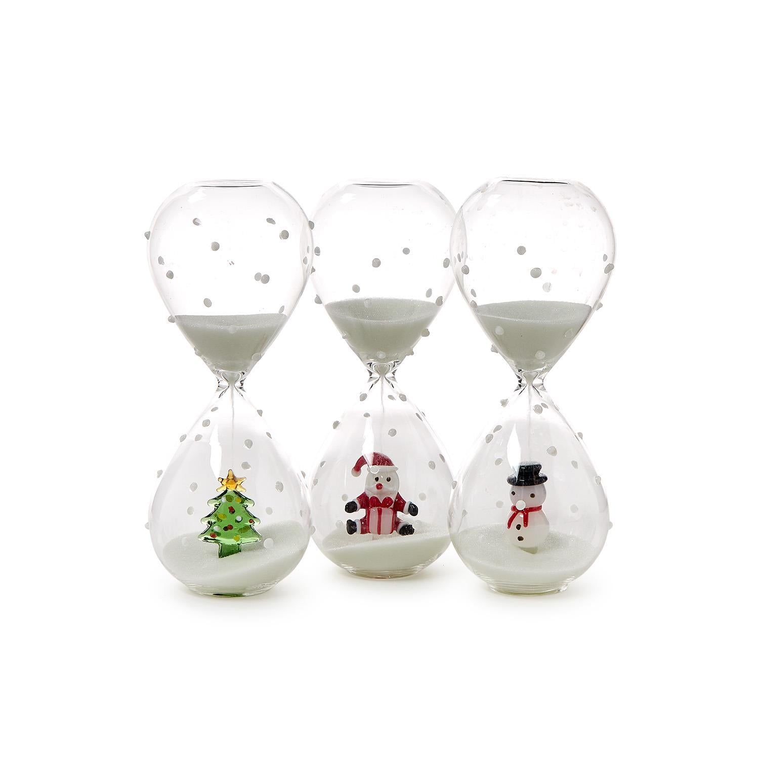 Merry Christmas Sand Timer in Gift Box - (three variants)