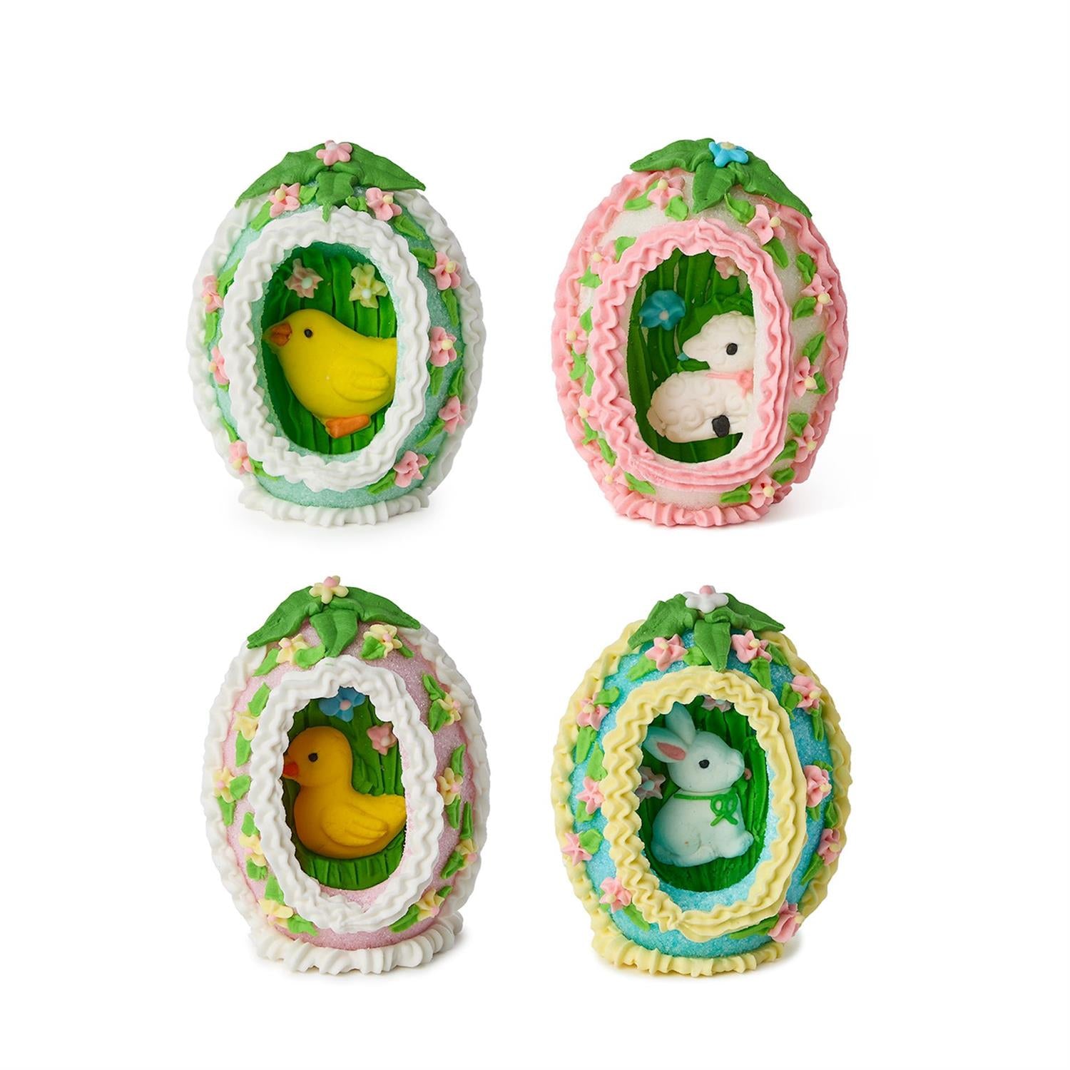 Easter Panoramic Sugar Eggs - 4 Colors