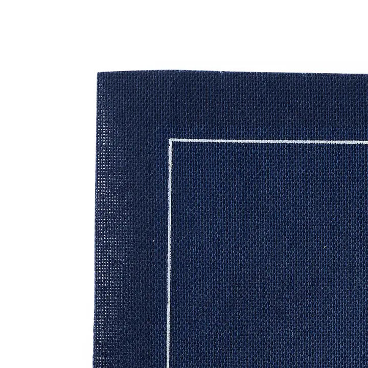 Midnight City Cocktail Napkin Roll - Navy Blue