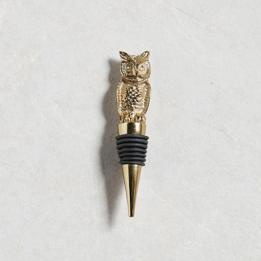 Whimsy Bottle Stopper | Owl and Squirrel