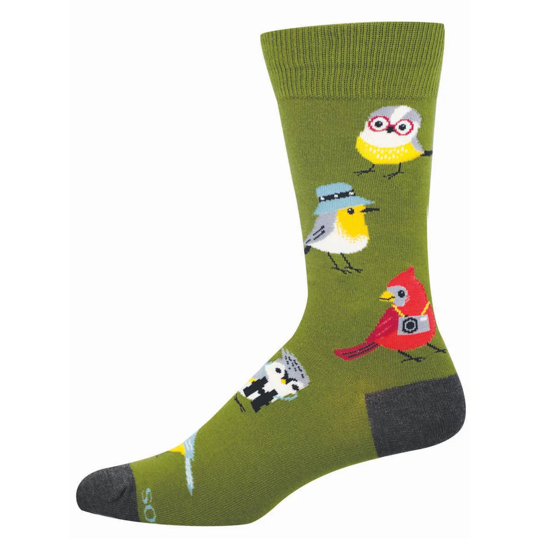Socksmith Bird is the Nerd - Green