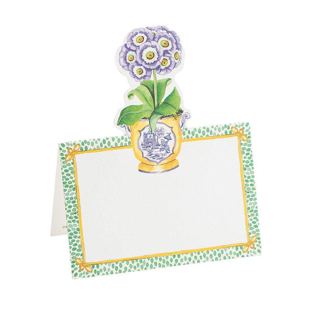 Primroses Die-Cut Place Cards - 8 per Package