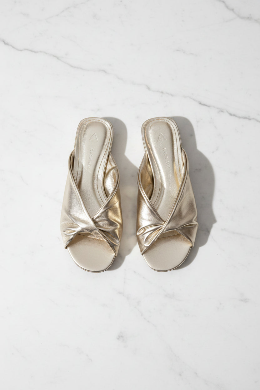Adeleine Slide Leather Sandal