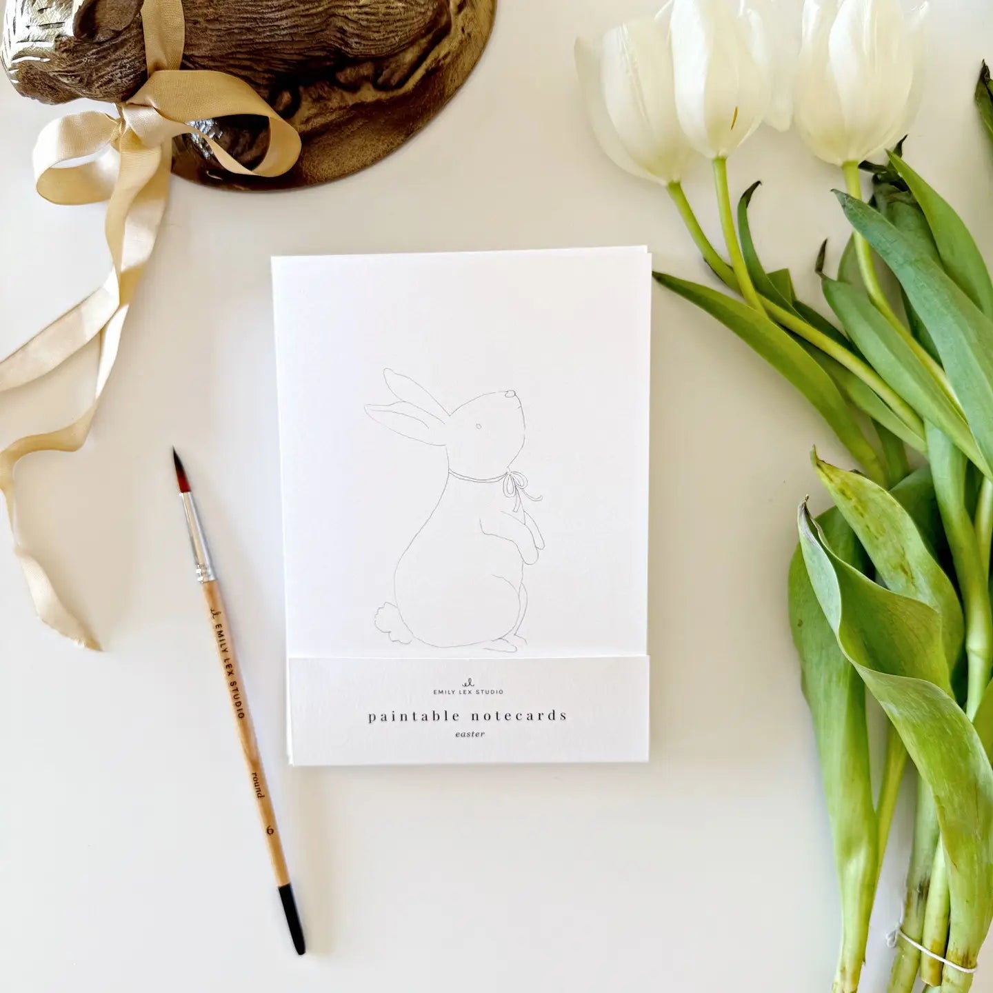 Easter Paintable Watercolor Notecards