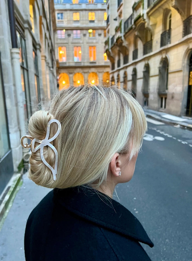 Ballet Bow Acetate Claw Clip - Three Colors