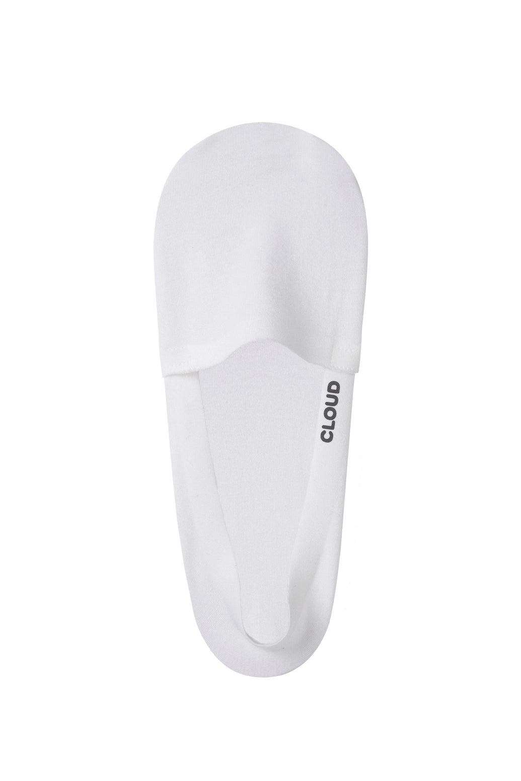 Cloud MVS Premium No Show Socks - Beige and White