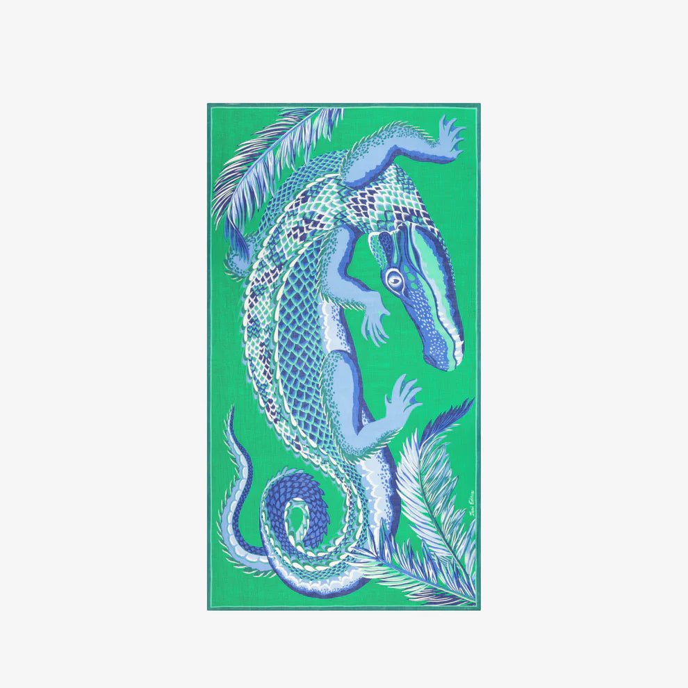 Inoui Editions Scarf - Croco Green