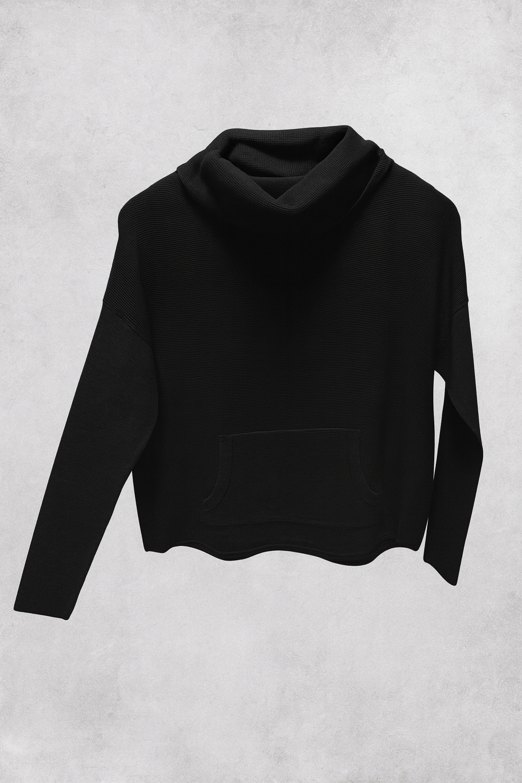 J. Society Thermal Cowl Neck - Black and Camel