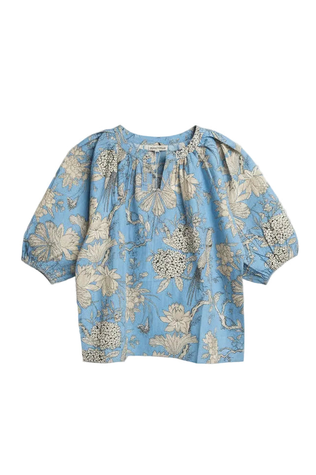 Fitzroy & Willa Sallie Top | Bird Toile