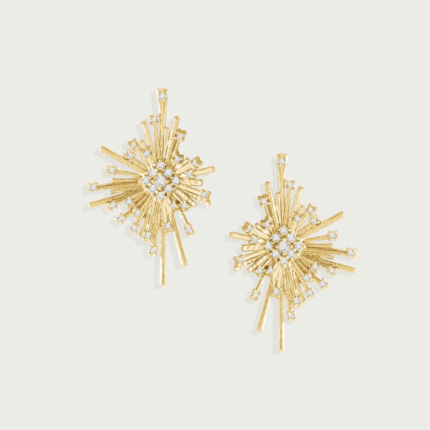 Anabel Aram Celeste Statement Earrings, Gold