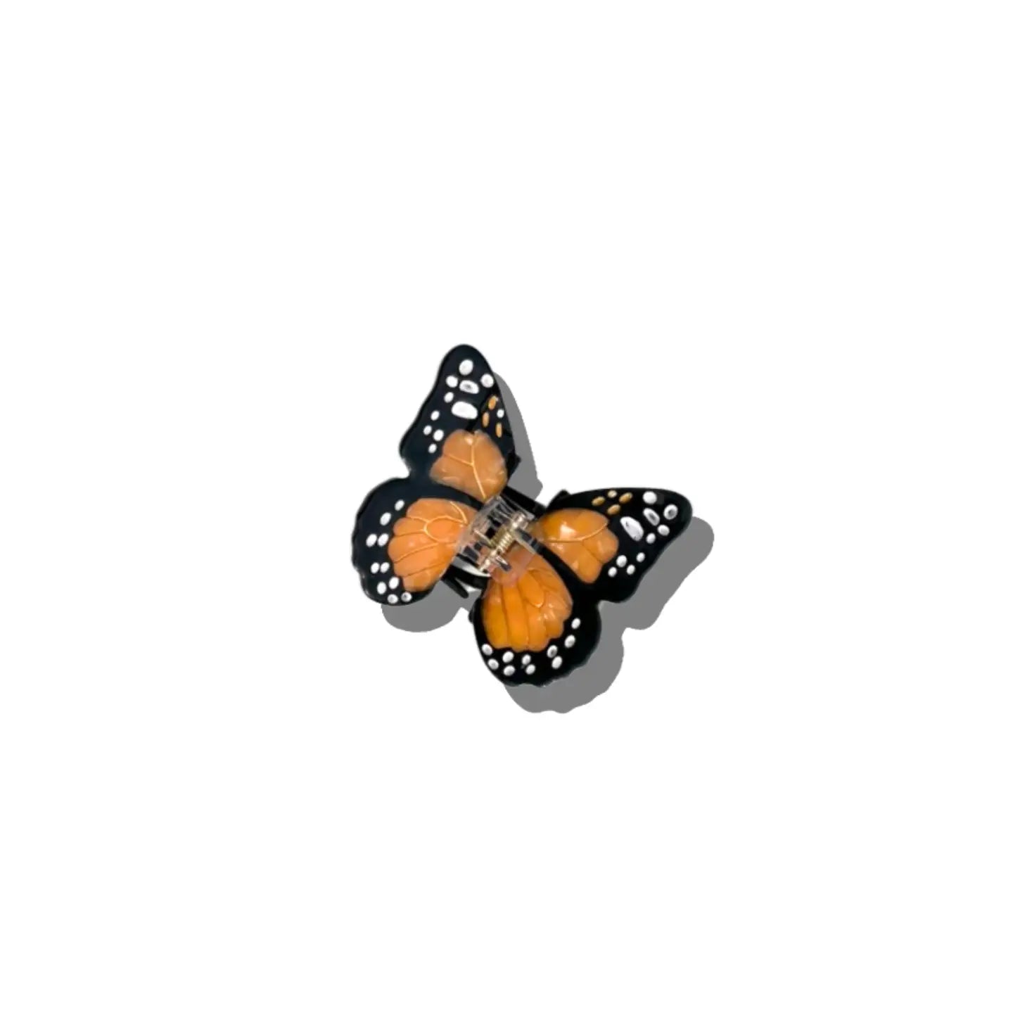 Hand-Painted Mini Monarch Butterfly Claw Hair Clip - 4 Colors
