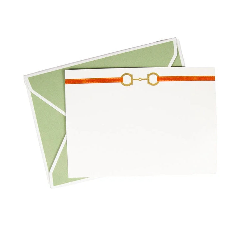 Horse Bit Foil Correspondence Card