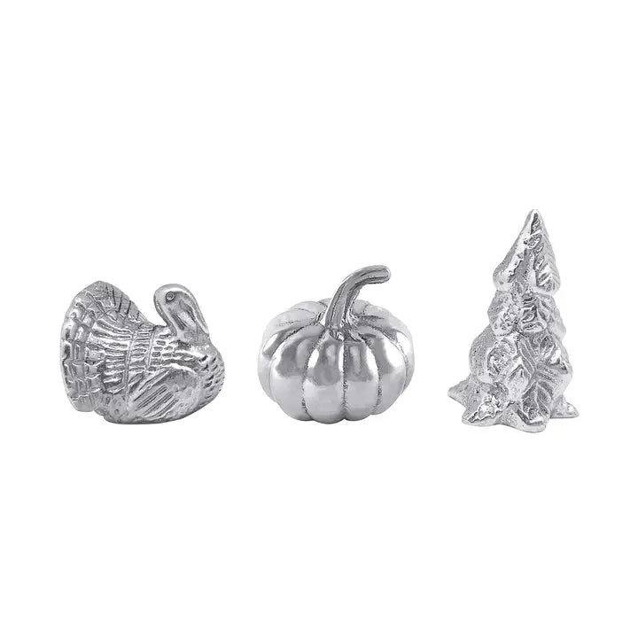 Holiday Napkin Weight Set | Turkey, Pumpkin, Christmas Tree