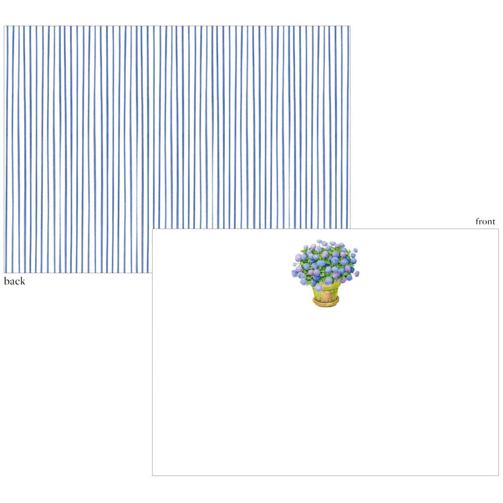 Potted Hydrangea Correspondence Cards