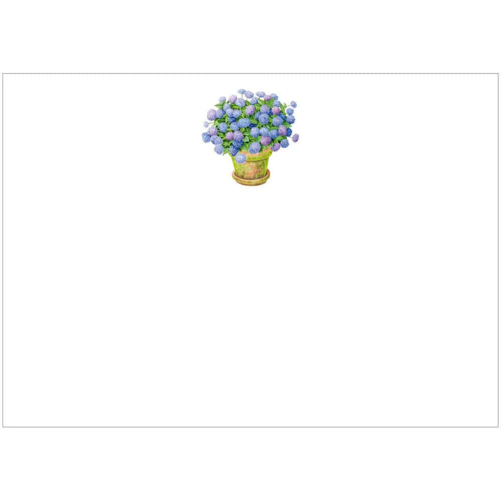 Potted Hydrangea Correspondence Cards