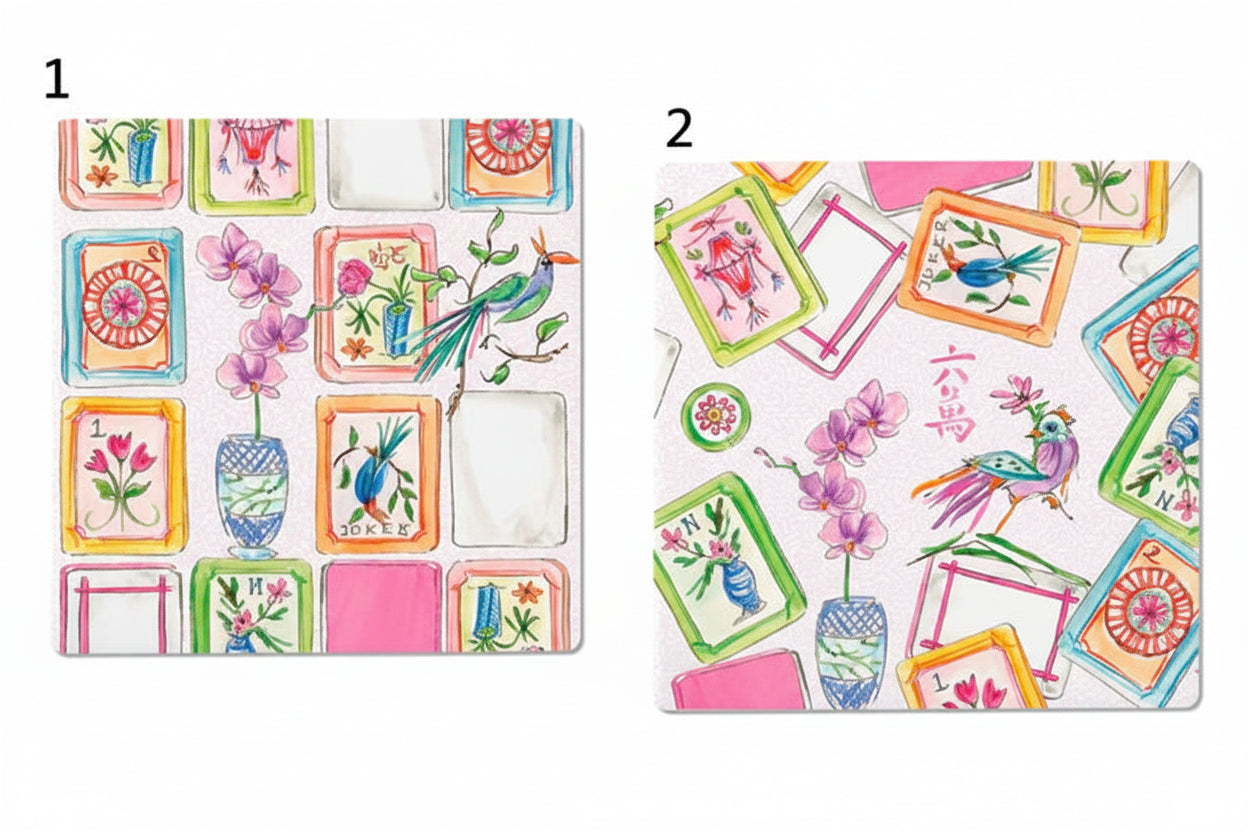 Mahjong Ceramic Coaster