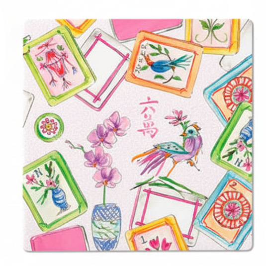 Mahjong Ceramic Coaster