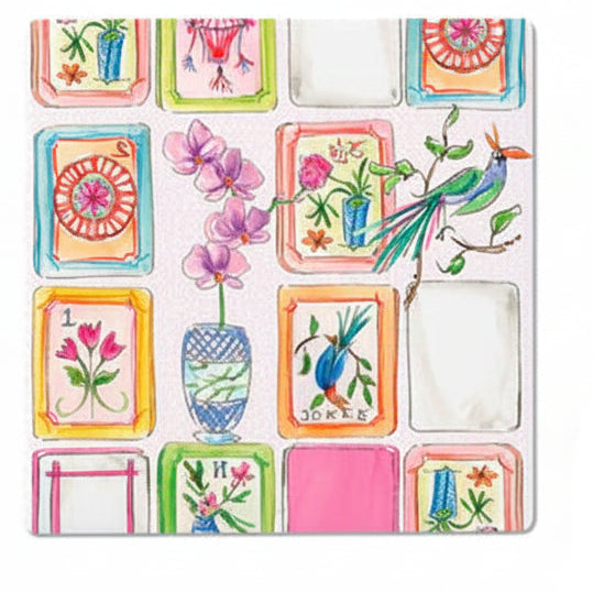 Mahjong Ceramic Coaster