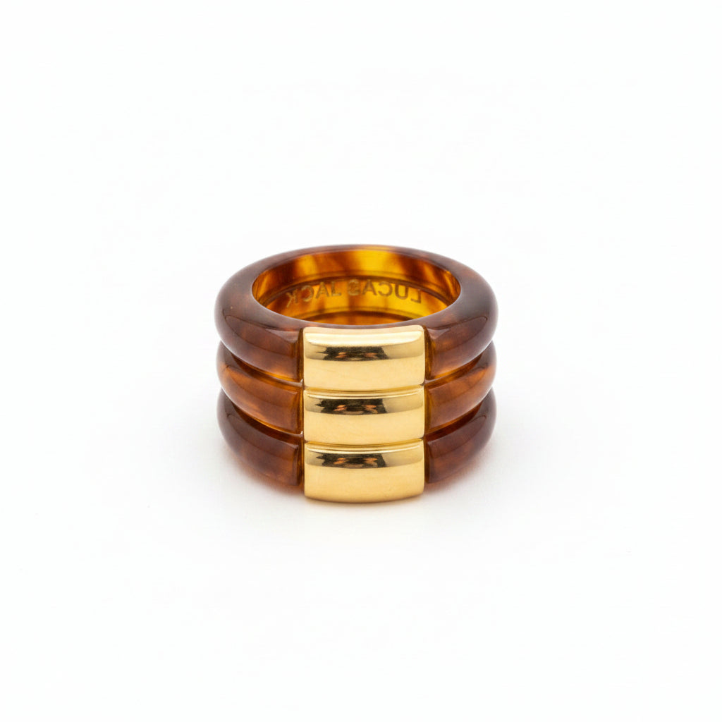 Tortoise Resin Ring