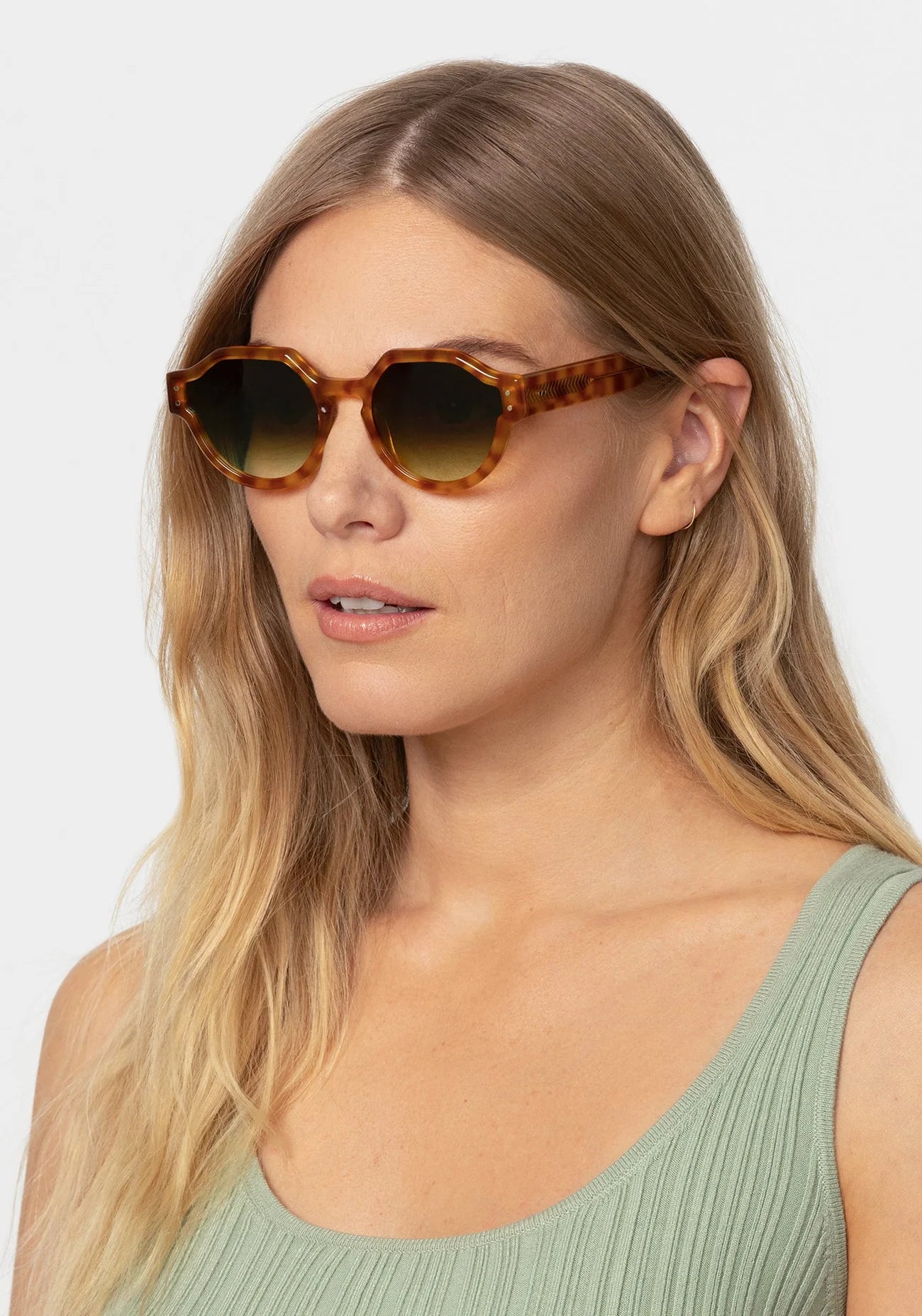 Krewe Astor Sunglasses - Fernet