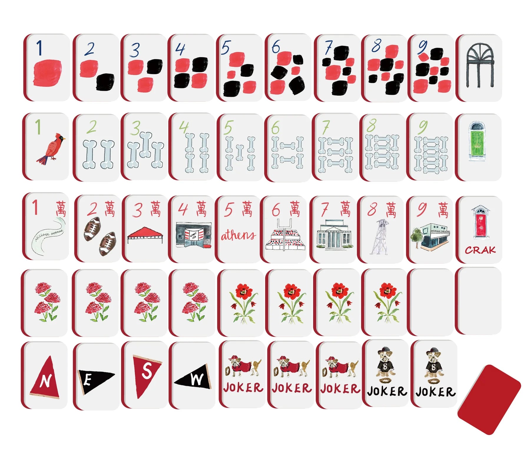 Athens Mahjong Tiles